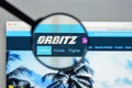 Milan, Italy - August 10, 2017: Orbitz website homepage. It is a