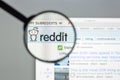 Milan, Italy - August 10, 2017: Reddit website homepage. It is a