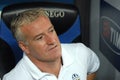 The Juventus coach , Didier Deschamps, before the match