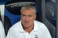 The Juventus coach , Didier Deschamps, before the match