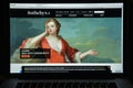 Milan, Italy - August 10, 2017: Sotheby's website. It is a Briti