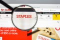 Milan, Italy - August 10, 2017: Staples.com website homepage. It