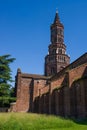 The Chiaravalle Abbey, vertical view of the exterior of the church