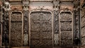 Milan, Italy. Ossuary Chapel in San Bernardino alle Ossa Church Royalty Free Stock Photo