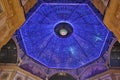 Dome of the Vittorio Emanuele II Gallery decorated with Swarovski crystals for the Christmas holidays.