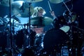 Foo Fighters Taylor Hawkins, during the concert