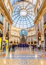 Milan,italy 20 December 2017. Milan square Duomo at Christmas