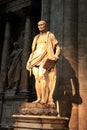 MILAN, ITALY - Duomo Cathedral Iconic Interior Sculpture Saint Bartholomew