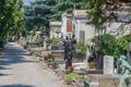 Milan, Italy. Famous landmark - the Monumental Cemetery Cimitero Monumentale