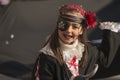 Pirate girl in parade, Milan