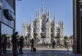 Marco Bay project for installation of `Milan Garden of the twentieth and twenty-first century` in Piazza Duomo