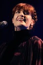 Milan Italy, Florence Welch, singer of Florence and the Machine, performs live at the Forum Assago Royalty Free Stock Photo