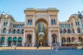 Milan, Italy - 14.08.2018: Galleria Vittorio Emanuele II on Piazza del Duomo, Milan, Italy Royalty Free Stock Photo