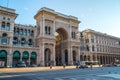 Milan, Italy - 14.08.2018: Galleria Vittorio Emanuele II on Piazza del Duomo, Milan, Italy Royalty Free Stock Photo