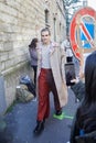 Carlo Sestini before Marni fashion show, Milan Fashion Week street style