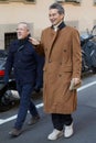 Scott Schuman and Federico Marchetti before Giorgio Armani fashion show, Milan Fashion Week