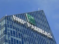 BNP Paribas bank signage Royalty Free Stock Photo