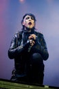 Marilyn Manson during the concert Royalty Free Stock Photo