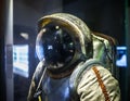 MILAN, ITALY - JUNE 9, 2016: astronaut spacesuit at the Science