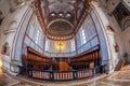 Interior of the church of Santa Maria delle Grazie, Milan, Italy Royalty Free Stock Photo