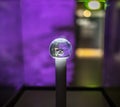 MILAN, ITALY - JUNE 9, 2016: moon rock on display at the Science