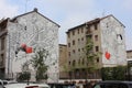 The public Giardino delle Culture in Milan, with its murals