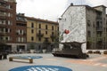 The public Giardino delle Culture in Milan, with its murals