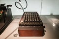 MILAN, ITALY - JUNE 9, 2016: retro typewriter at the Science and