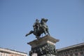 View of Vittorio Emanuele II statue Royalty Free Stock Photo
