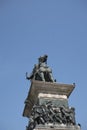 View of Vittorio Emanuele II statue Royalty Free Stock Photo