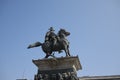 View of Vittorio Emanuele II statue Royalty Free Stock Photo