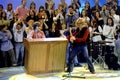 Kula Shaker, Crispian Mills and Jay Darlington performs during the Super TV broadcast at Can 5 Mediaset