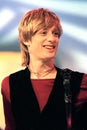 Kula Shaker, Crispian Mills performs during the Super TV broadcast at Can 5 Mediaset