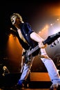 Def Leppard Rick Savage during the concert