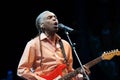 Gilberto Gil during the concert Royalty Free Stock Photo