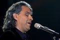 Andrea Bocelli during the concert