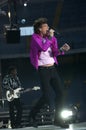 The Rolling Stones ,Mick Jagger during the concert