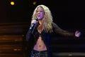 Shakira during the concert Royalty Free Stock Photo