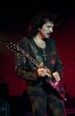 Black Sabbath   Tony Iommi during the concert Royalty Free Stock Photo