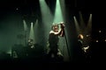 Nine Inch Nails , Trent Reznor during the concert Royalty Free Stock Photo