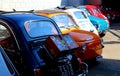 Milan, Italy - March 20, 2016: fiat 500 vintage car rally