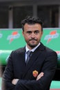 Luis Enrique before the match