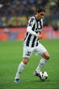 Alessandro Matri in action during the match