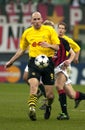 Jan Koller in action during the match