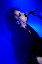 The Cure , Robert Smith during the concert
