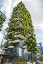 MILAN, ITALY - MAY 28, 2017: Bosco Verticale Vertical Forest l Royalty Free Stock Photo