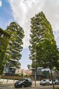 MILAN, ITALY - MAY 28, 2017: Bosco Verticale Vertical Forest l Royalty Free Stock Photo