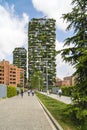 MILAN, ITALY - MAY 28, 2017: Bosco Verticale Vertical Forest l Royalty Free Stock Photo