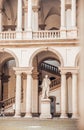 MILAN, ITALY - May, 2019: The Brera Pinacoteca museum is an art collection located in Milan, northern Italy. It contains one of