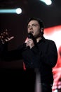 Tiziano Ferro during the show Royalty Free Stock Photo